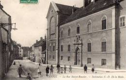 70 VESOUL - La Rue Baron Bouvier - Institution N.D. De La Motte - Vesoul