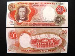 UNC Banknote From Philippines 20 Pesos #145b, Palace - Philippinen