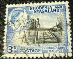 Rhodesia And Nyasaland 1959 Rhodes Grave Matopos 3d - Used - Rhodesia & Nyasaland (1954-1963)