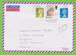 Sur Enveloppe PAR AVION - GRANDE BRETAGNE - 3 Timbres Différents - Cachet 1999 - Covers & Documents