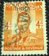 South Rhodesia 1937 King George VI 4d - Used - Rodesia Del Sur (...-1964)