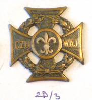 SCOUTISME - SCOUTING FEDERATION POLAND (old &rare The Screw, Numbered) CZU WAJ - Of Merit - Scout Squad Scouts Scout - Scouting