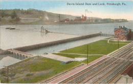 Buy It Now ! DAVIS ISLANDS DAM And LOCK - PITTSBURGH - PA - Pittsburgh