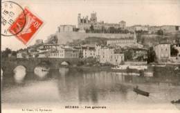 34...HERAULT.....BEZIERS. ....VUE GENERALE............... ..ECRITE .. .. . . ‹(•¿• )› - Beziers