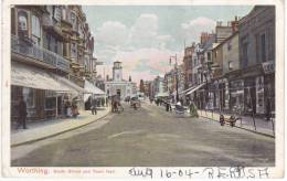 WORTHING South Street And Town Hall (1904) - Worthing