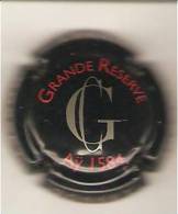 CAPSULE DE MUSELET CHAMPAGNE GOSSET GRANDE RESERVE AY 1584 Rouge Et Argent Sur Noir - Gosset