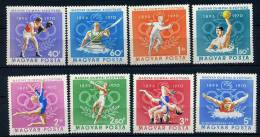 Hongrie ** N° 2120 à 2127 - 75e Ann. Du Comité Olympique Hongrois (boxe, Kayak, Escrime, Water-polo, Gym., - Unused Stamps