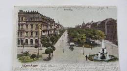 AK Mannheim Kaiserring Vom 8.10.1906 Nach Waldheim - Mannheim