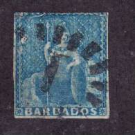 O)1852 BARBADOS,SCV 250 USD SELLING PRICE 50 USD,MINT. - Barbades (1966-...)