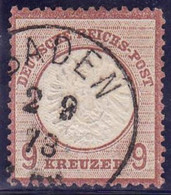 REICH - MICHEL N° 27 OBLITERE BADEN - COTE = 550 EUR. - - Used Stamps