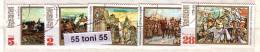 Bulgaria / Bulgarie 1971 Historical Paintings 5v.- Used/oblit.(O) - Gebraucht