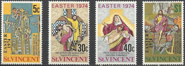 St. VINCENT..1974..Michel # 346-349...MNH. - St.Vincent (...-1979)