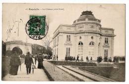 BAGATELLE - Le Château (côté Nord) - Animé, Promenade De Visiteurs Dans Le Parc - Ecrite & Timbrée 1907 - Arrondissement: 16
