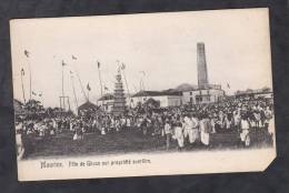 CPA - Ile MAURICE - Fête De Ghoon Sur Propriété Sucriére - RARE - Pagode - Sucrerie ? - Mauritius