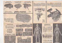 PO6783B# FOGLIO CATALOGO RENWAL BLUEPRINT MODELS - MEZZI MILITARI - MODELLISMO Anni '60 - Autres & Non Classés