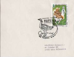 FDC   ROMANIA / ROUMANIE  1995  Bird / Oiseau - Avestruces