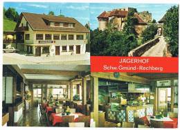 AK Schwäbisch Gmünd Rechberg, Gasthof Jägerhof 1987, Baden-Württemberg - Schwäbisch Gmünd