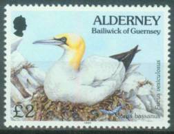Alderney  1995  Freimarke - Fauna Und Flora - Baßtölpel 2£  (1 ** (MNH) Kpl. )  Mi: 82 (6,50 EUR) - Alderney