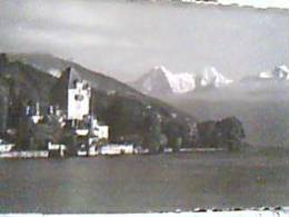 SUISSE  OBERHOFEN THUNERSEE  EIGER MONCH E   JUNGFRAU CASTELLO   N1935   EB9733 - Oberhofen Am Thunersee