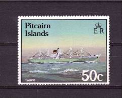 1987 PITCAIRN ISLAND  Vessel  "Taupo" Yvert Cat.  N° 281 Perfect MNH ** - Pitcairn Islands