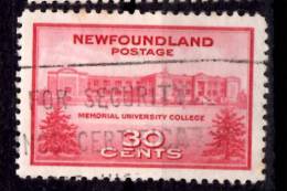 Newfoundland 1943 30 Cent Memorial University Issue #267 - 1908-1947