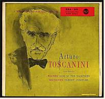 Single Vinyl 45 Rpm  - Arturo Toscanini  -  Wagner : Ride Of The Valkyries / Beethoven : Egmont Overture - Clásica