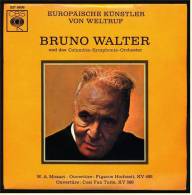 Single Vinyl 45 Rpm  - Bruno Walter  Und Das Columbia-Symphonie-Orchester - W.A. Mozart Overtüre - Classique