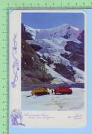 1956 Snowmobiles At Columbia Icefield Jasper Alberta Canada Card No J.11 By Harry Bowed   Signed Signé - Jasper