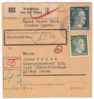 AUSTRIA - WW II. Deutches Reich - Waidhofen An Der Ybbs. Paket - Paketkarte, Package - Package Card - Covers & Documents