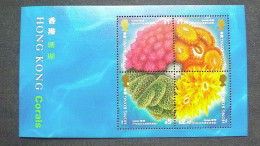 Hongkong 728/31 Block 31 ++ MNH, Korallen - Blocs-feuillets