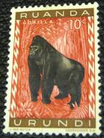 Ruanda Urundi 1959 Gorilla 10c - Mint - Ungebraucht
