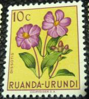 Ruanda Urundi 1952 Flower Dissotis 10c - Mint - Nuovi