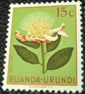 Ruanda Urundi 1952 Flower Protea 15c - Mintnt - Neufs