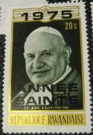 Rwanda 1975 John XXIII 20c Overprinted Annee Sainte - Mint - Neufs