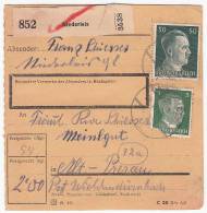 AUSTRIA - WW II. Deutches Reich - Niederleis. Paket - Paketkarte, Package - Package Card, Year 1944 - Brieven En Documenten