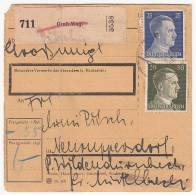 AUSTRIA - WW II. Deutches Reich - Groß Mugl. Paket - Paketkarte, Package - Package Card, Year 1944 - Briefe U. Dokumente
