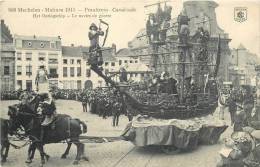 MALINES 1913 CAVALCADE LE NAVIRE DE GUERRE - Malines