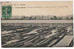 CPA 92 GENNEVILLIERS - Inondation Des Maraichers - Avenue De Colombes - 28 Janvier 1910 - Gennevilliers
