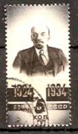 Russia Soviet Union RUSSIE URSS Lenin 1934 - Oblitérés