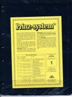 Prinz Single Side Stocksheets, 1 Strip Per Page, Pack Of 10 - Stock Sheets