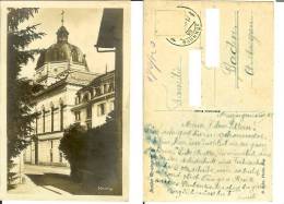 Menzingen: Institut Menzingen - Kirche. Postcard Travelled To Baden On 1925 - Menzingen