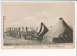Company Inspection 138th Infantry  Camp Doniphan Oklahoma Old PC . USA - Altri & Non Classificati