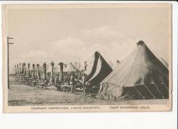 Company Inspection 138th Infantry  Camp Doniphan Oklahoma Old PC . USA - Otros & Sin Clasificación