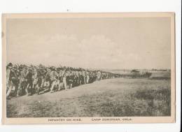Infantry On Hike  Camp Doniphan Oklahoma Old PC . USA - Altri & Non Classificati