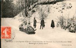 39...JURA....MOREZ...CONCOUR DE BOBSLEIGH JANVIER 1909... .EC RITE  . . ‹(•¿• )› - Morez