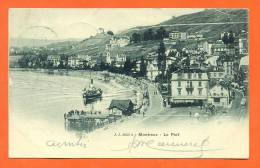 Suisse - Montreux   "  Le Port  " Carte Precurseur - Port