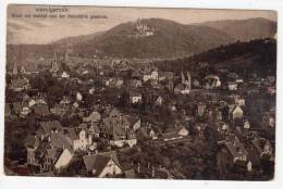 Wernigerode - Stadt Mit Schloß Von Der Sennhütte Gesehen - Wernigerode