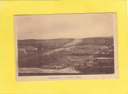 CPA - 27 -  CONCHES - La Vallée Du Rouloir - Viaduc Avec Train   20 Juin 1938 - Conches-en-Ouche