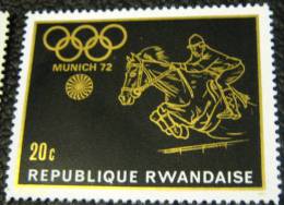 Rwanda 1971 Munich Olympics Showjumping 20c - Mint - Neufs