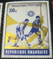 Rwanda 1972 Munich Olympics Hockey 30c - Mint - Neufs